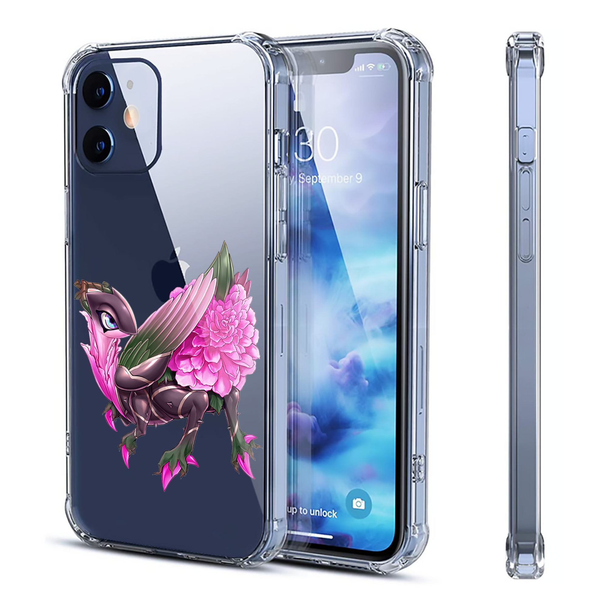 （画像用） 遊☆戯☆王 Yu-Gi-Oh! 【iPhone 12シリーズ対応】透明スマホケース（クリアソフトケース）
